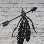 arrow with feathers