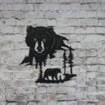 bear with trees